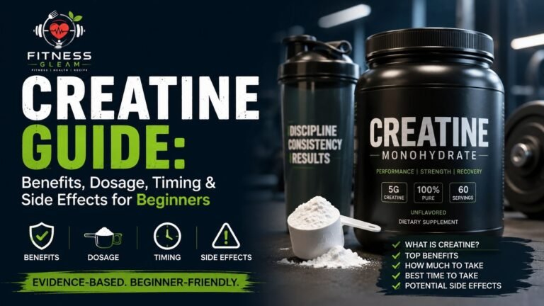 Creatine Guide: Benefits, Dosage, Timing & Side Effects for Beginners