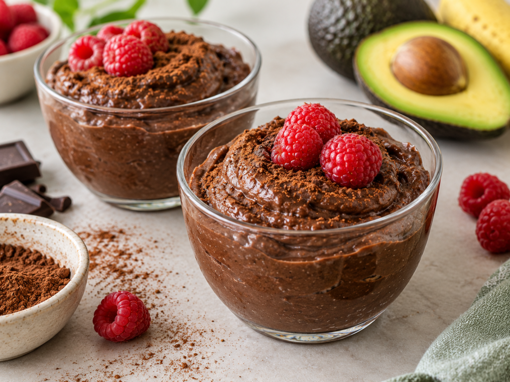 Healthy Chocolate Avocado Mousse